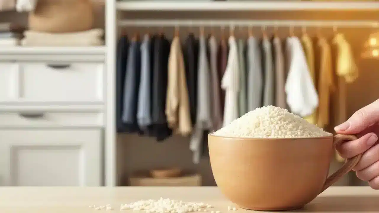 למה כוס אורז בארון שלך מונעת עובש